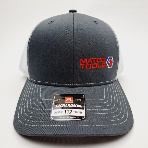 Matco Tools Richardson 112 Trucker Mesh Snapback Cap Hat Gray - Picture 2 of 4